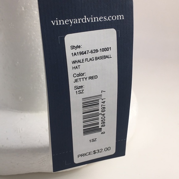 🔥 Vineyard Vines women's Hat in Red - Picture 6 of 8